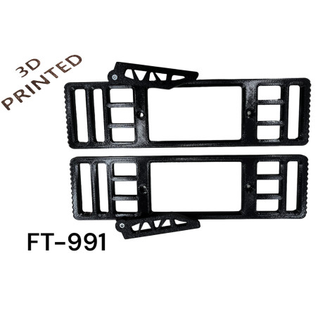 Sidebars Rails for Ham Radio Yaesu FT-991 with long feets