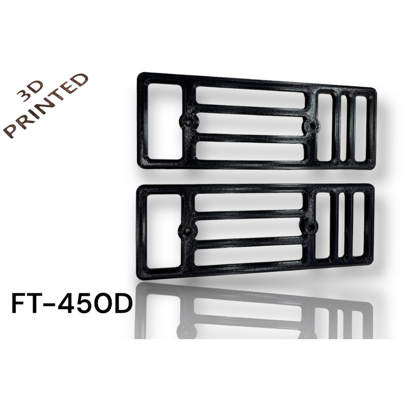 Sidebars Rails for Ham Radio Yaesu FT-991 with long feets
