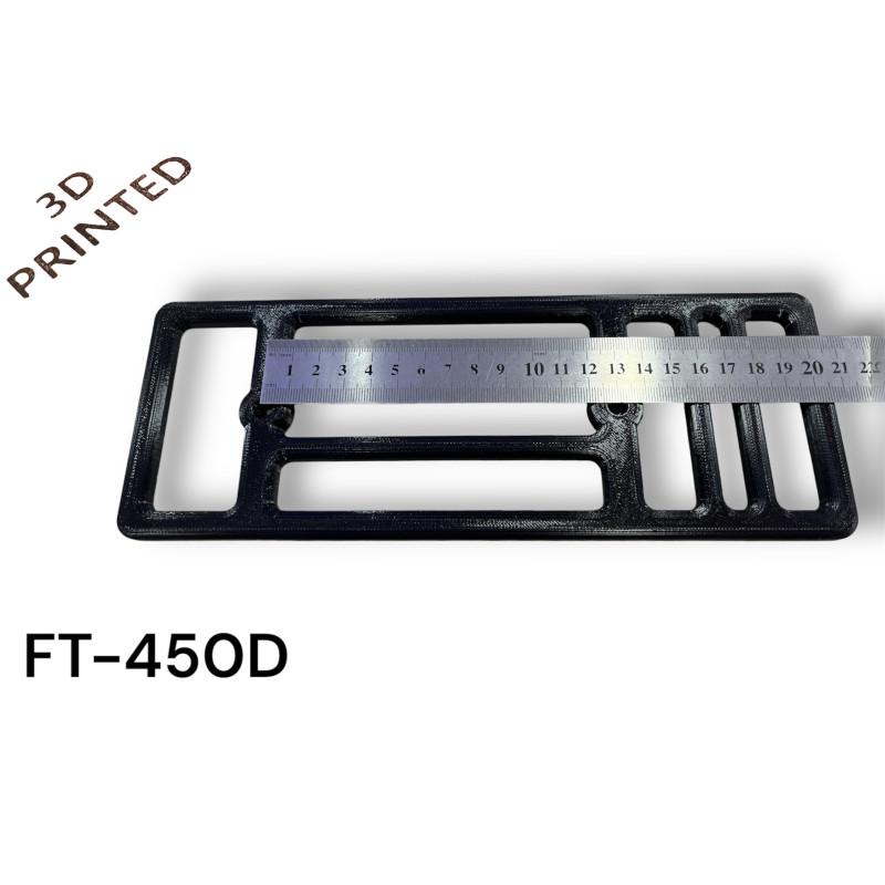 Sidebars Rails for Ham Radio Yaesu FT-991 with long feets