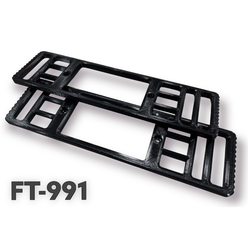 Sidebars Rails for Ham Radio Yaesu FT-991 with long feets