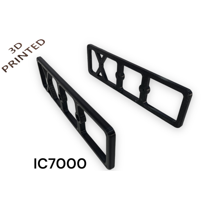 Sidebars / Rails For ICOM IC-7000 (Black)